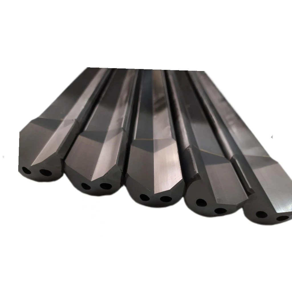 Deep hole drilling machine use Tungsten carbide tips  for deep hole gundrill metal drilling