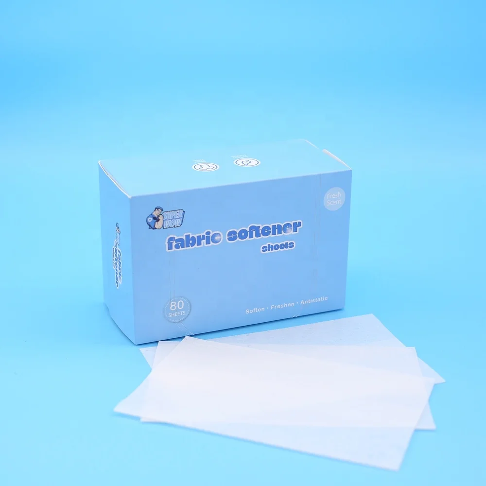 Factory Direct Sale Dryer Sheets Clothing Antistatic And Removing Wrinkles Softener Dryer Sheets For Pet Using Customized