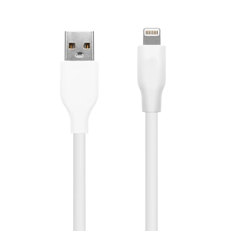 Factory wholesale high quality super flexible pvc mix colored phone charging data power mini type C micro usb 8 pin cable