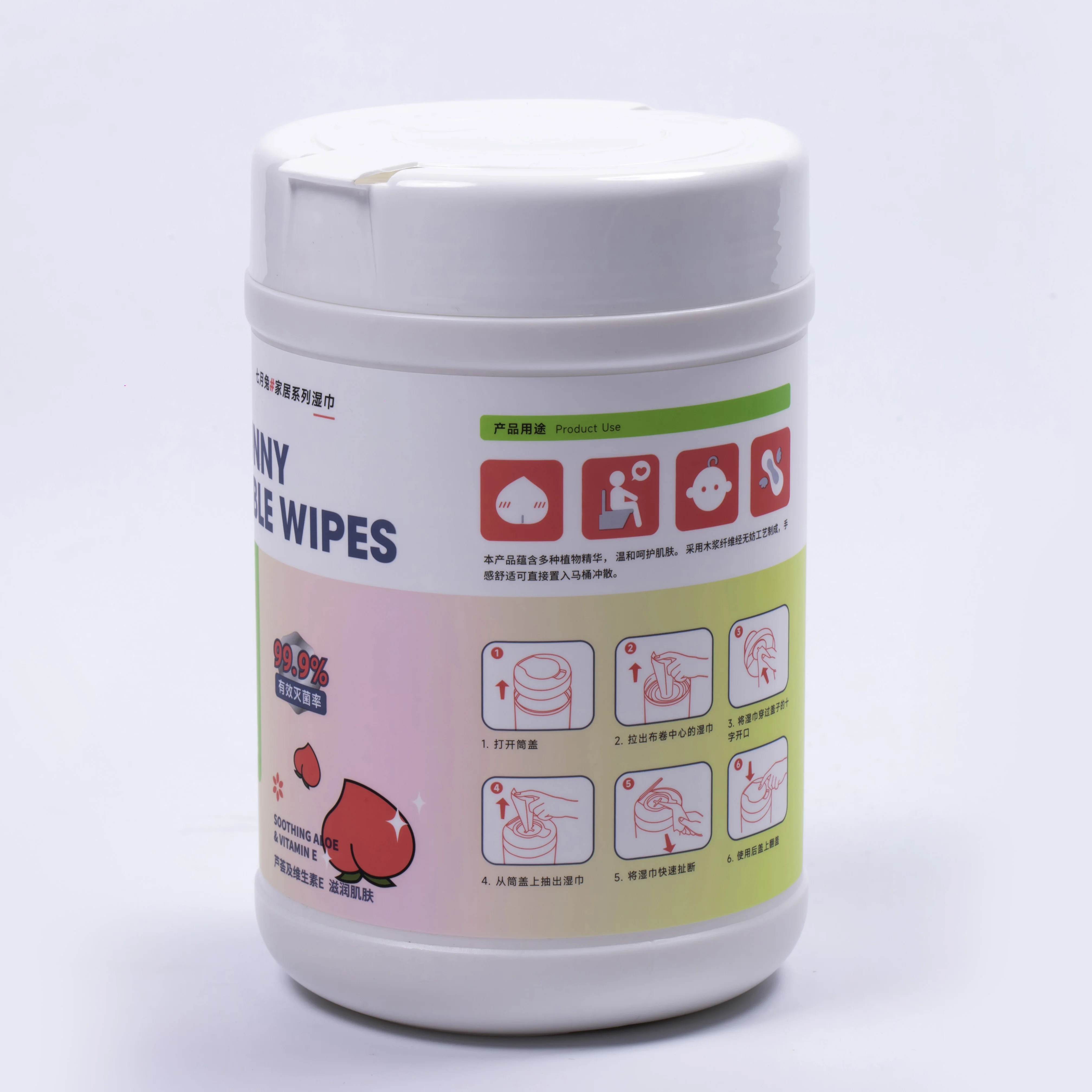 Водоструйный нетканый материал для Очистки Влажной Ткани ведро ежедневной бытовой очистки бумаги дезинфекции влажной ткани