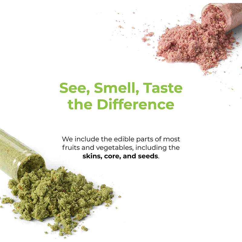 Private Label Fruits and Veggies Whole Food Supplement with Superfood 90 Fruit Capsules 90 Veggie Capsules