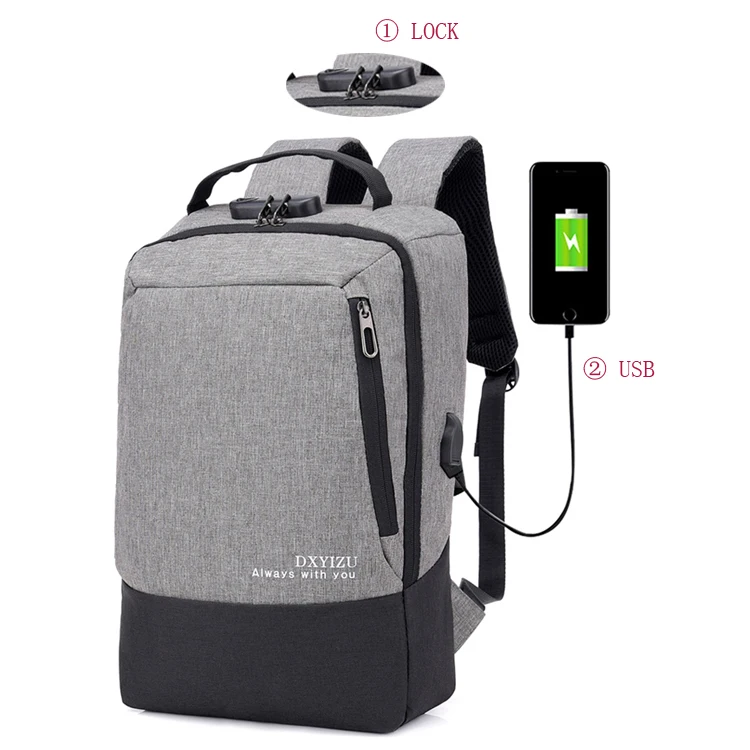 Оптовая продажа бренд многофункциональный нейлон водонепроницаемый USB зарядное устройство back pack Anti theft Smart ноутбук рюкзак сумка с зарядка через