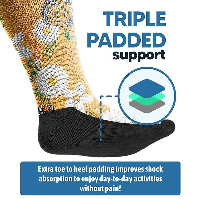 Customized midtube diabetic socks manufacturers wholesale loose fit socks head without bone suture unisex