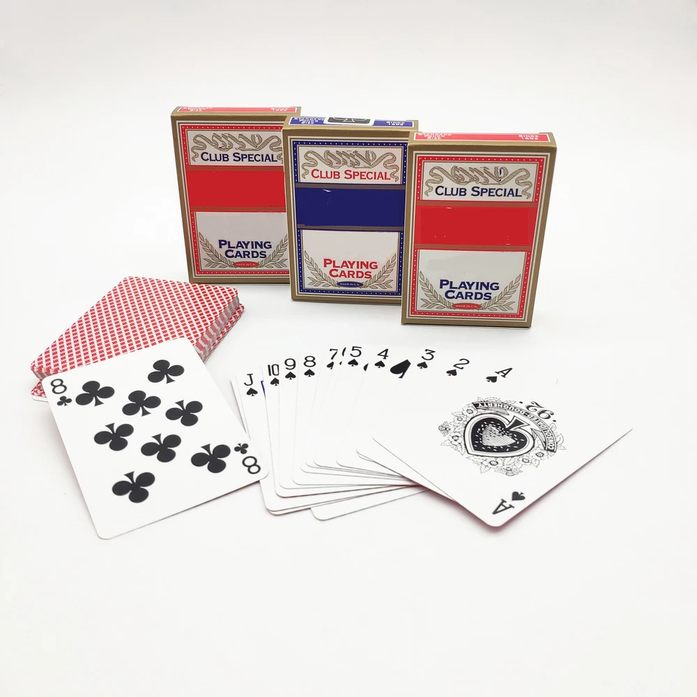 Custom Poker Cards 63 X 88 Printed German 310G Black Core Paper Playing Customized With