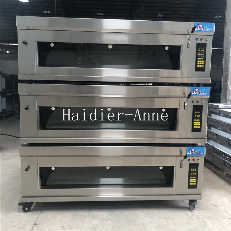 Factory Sale American Door Opening Way Gas Electric Pizza Baking Deck Oven