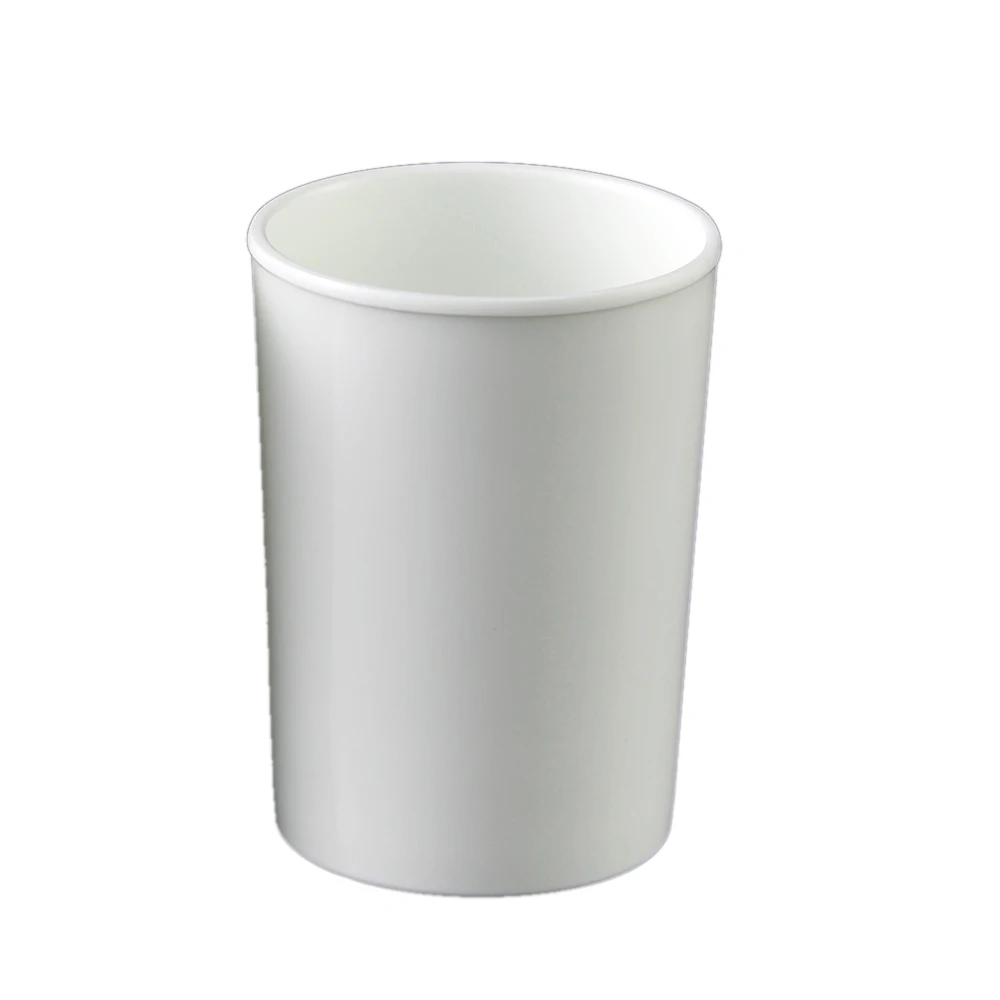 Hot sale restaurant tableware reusable plastic white melamine cup
