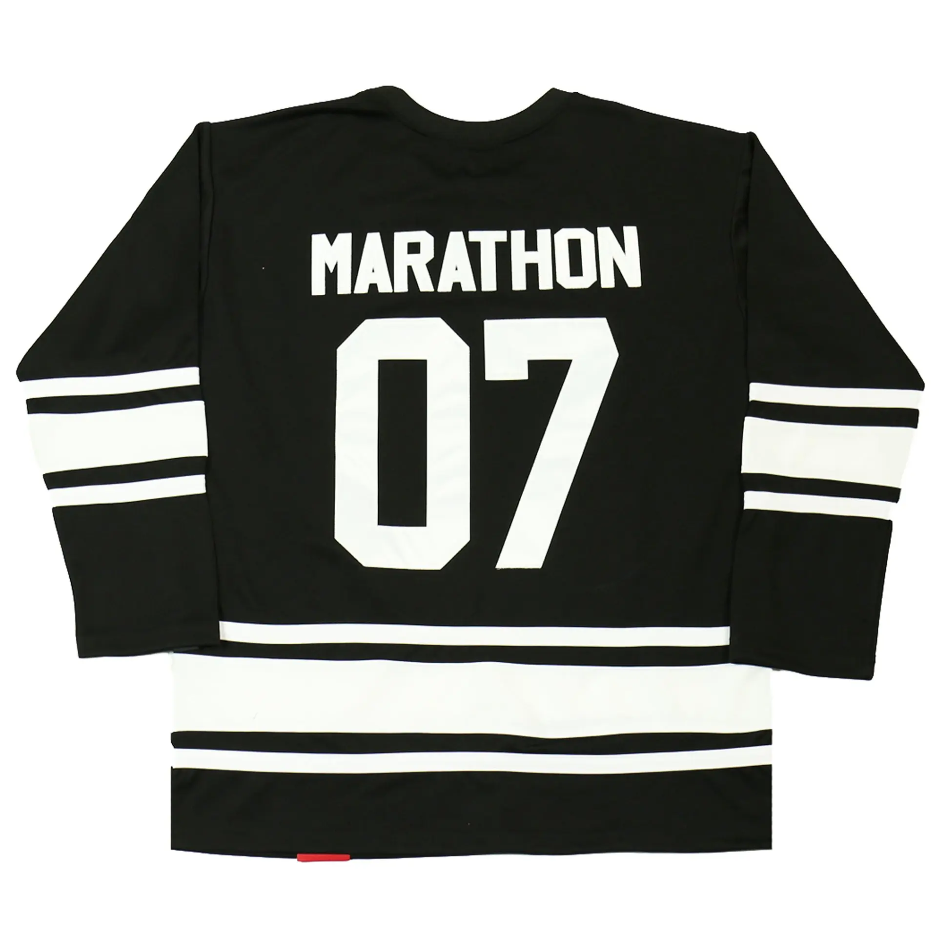 High quality vintage funny sublimation embroidered long sleeve custom man ice hockey jersey