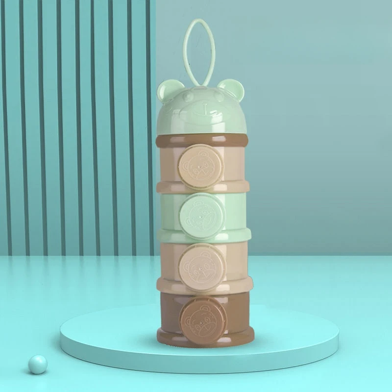 Portable Baby Food Storage Box Cereal Food Storage Infant Milk Powder Box Toddle Snack Container