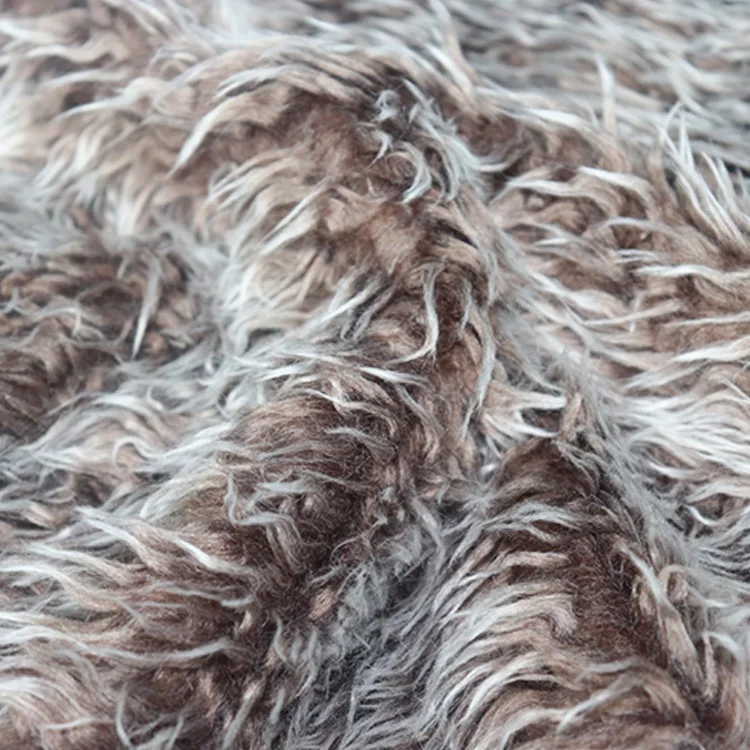 Оптовая продажа, высокое качество, роскошная Роскошная ткань из искусственного меха с длинным ворсом