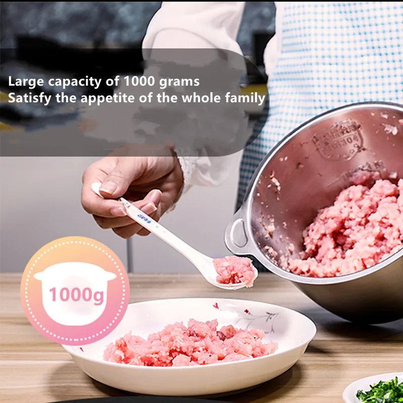 Высококачественная Мясорубка из нержавеющей стали для овощей кухонный комбайн машинка для приготовления мяса Электрический измельчитель мясорубка