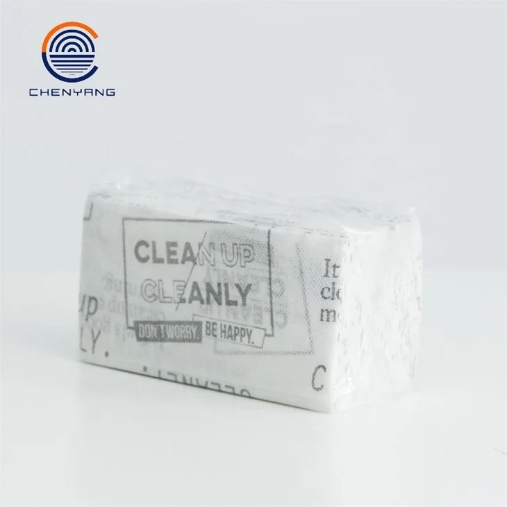 Kitchen Disposable Rags Washing Cleaning Cloth Nonwoven Printed Fabric