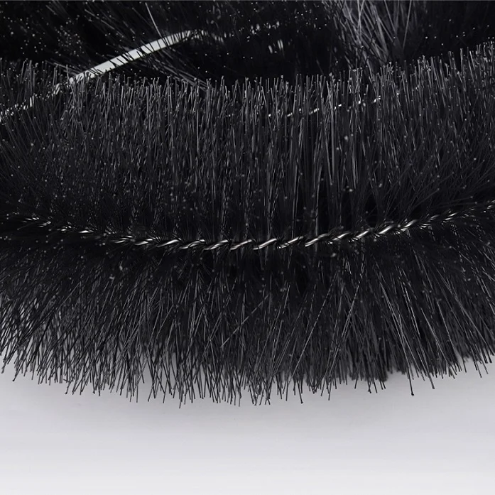 Factory Supply 4m Long Garden Rain Gutter Leaf Guard Brush with PP anti UV bristle