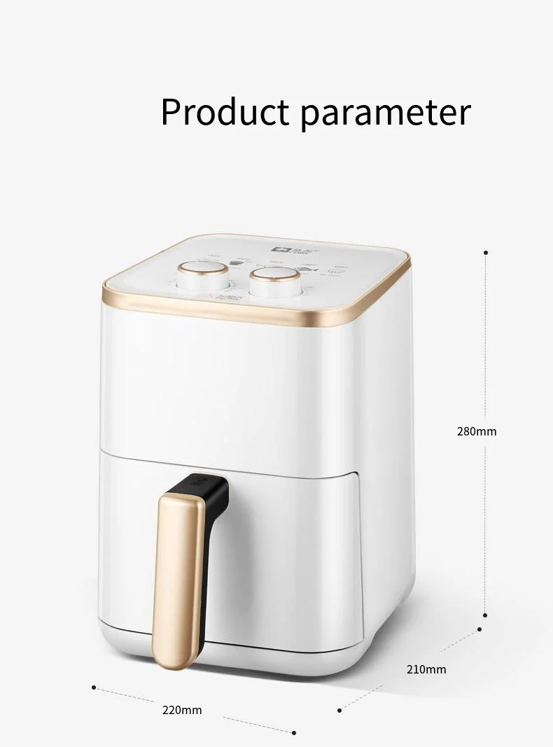 2024 new electric air fryer oil-free and non stick basket style air fryer kitchen utensils with timer hot air fryer