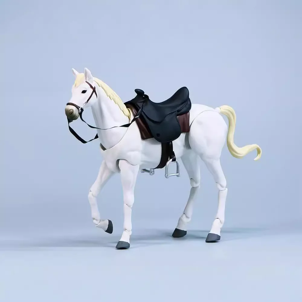 Figma White Horse White Tea/Brown Brown Horse Super Actinoy Model Horse Toy