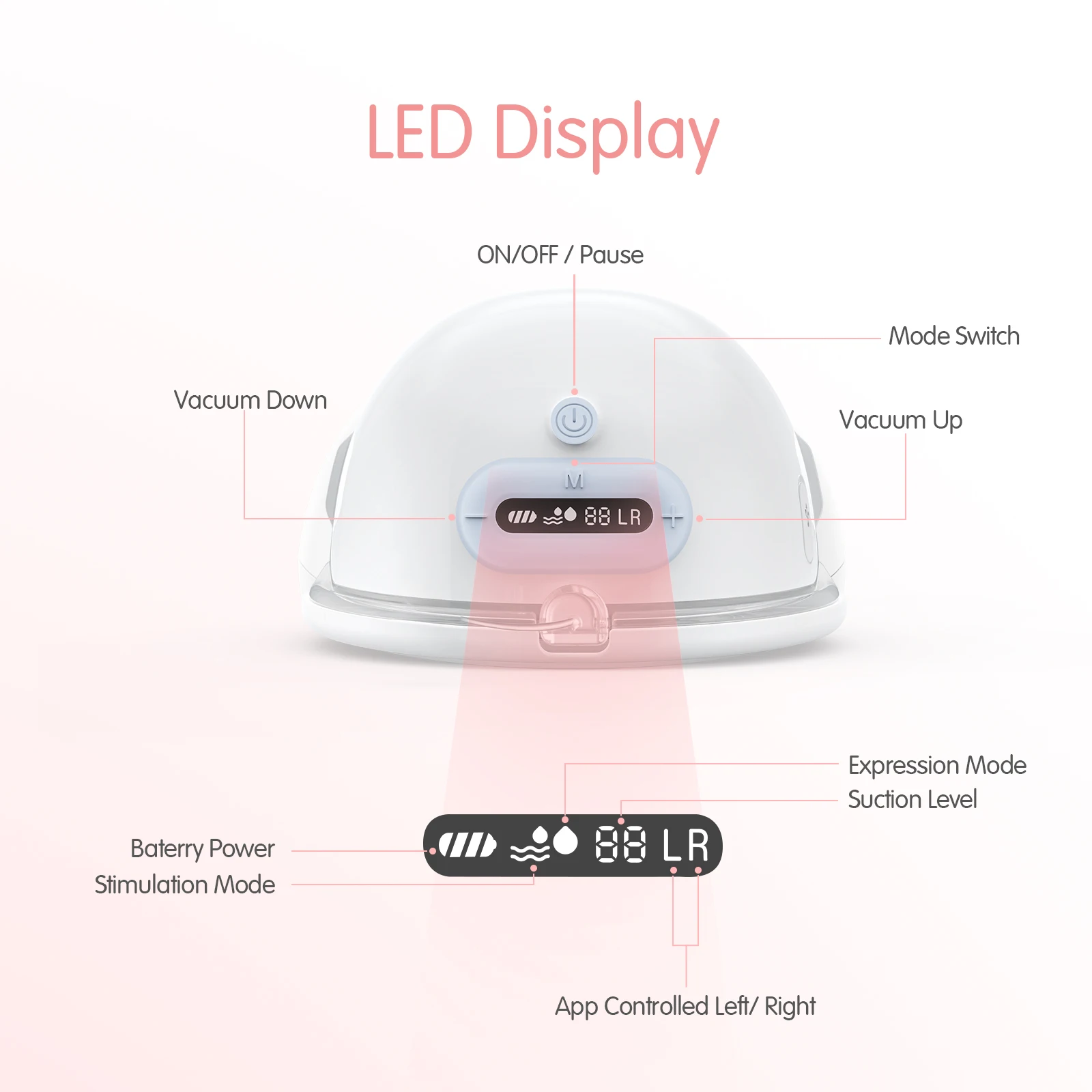 wholesale App control Hand Free Breastfeeding Pump Double-Sealed Flange 3 Modes 9 Levels electric Wearable Breast Pump