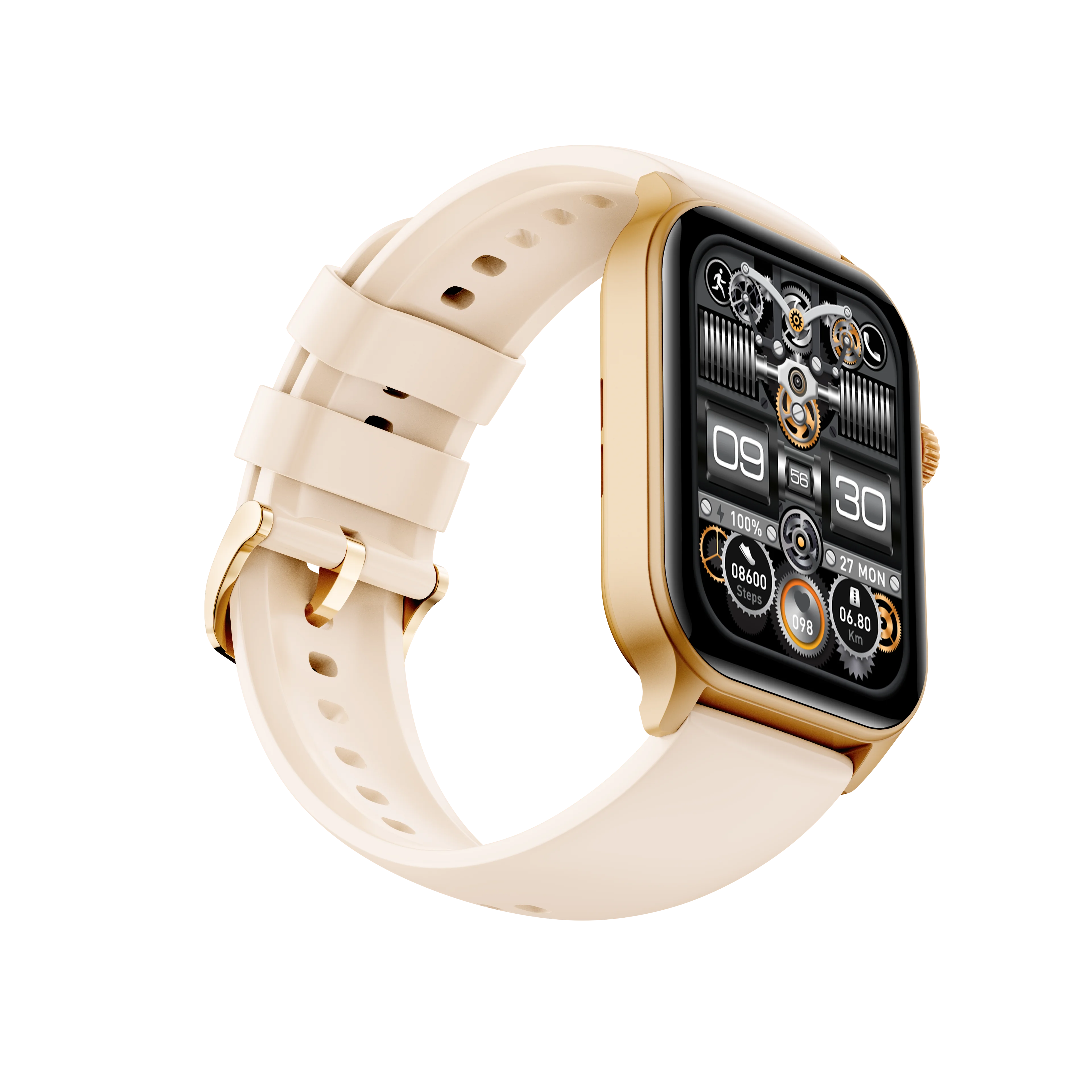 2.02 inch Smart Watch 2023 Full Screen Heart Rate Pedometer BT Calls Fitness Android Smart Watch iOS