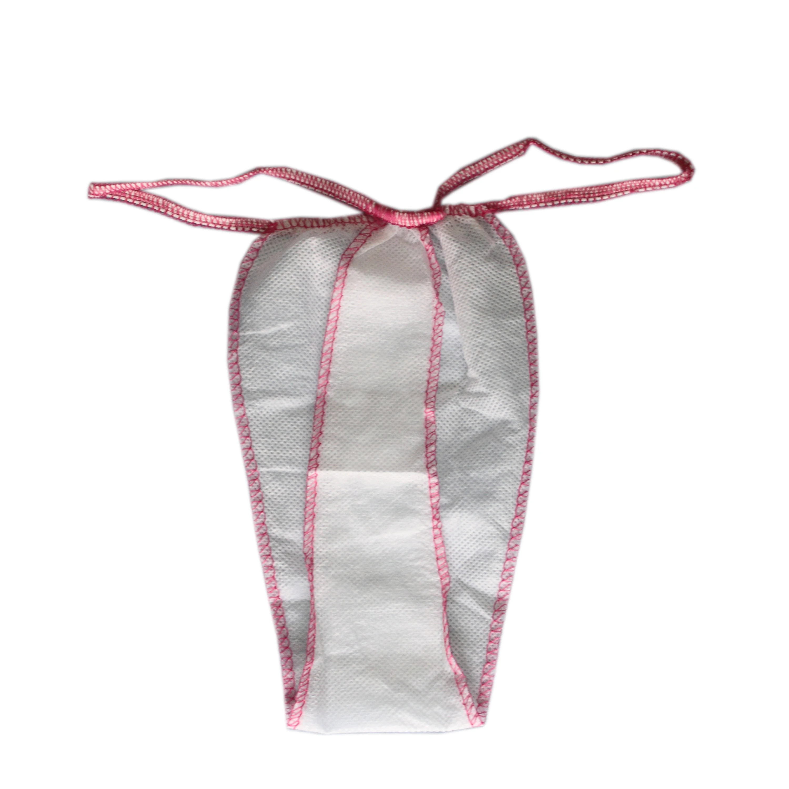 Disposable Men G-String Thong Panties nonwoven Tanga TNT Disposable Underwear Tanga in Spa Sauna