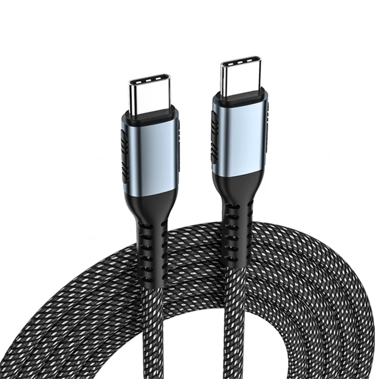 2M PD 100W USB C to USB Type-C Cable Fast Charge Data Cable For Huawei P30 Samsung Xiaomi Phone Data Line
