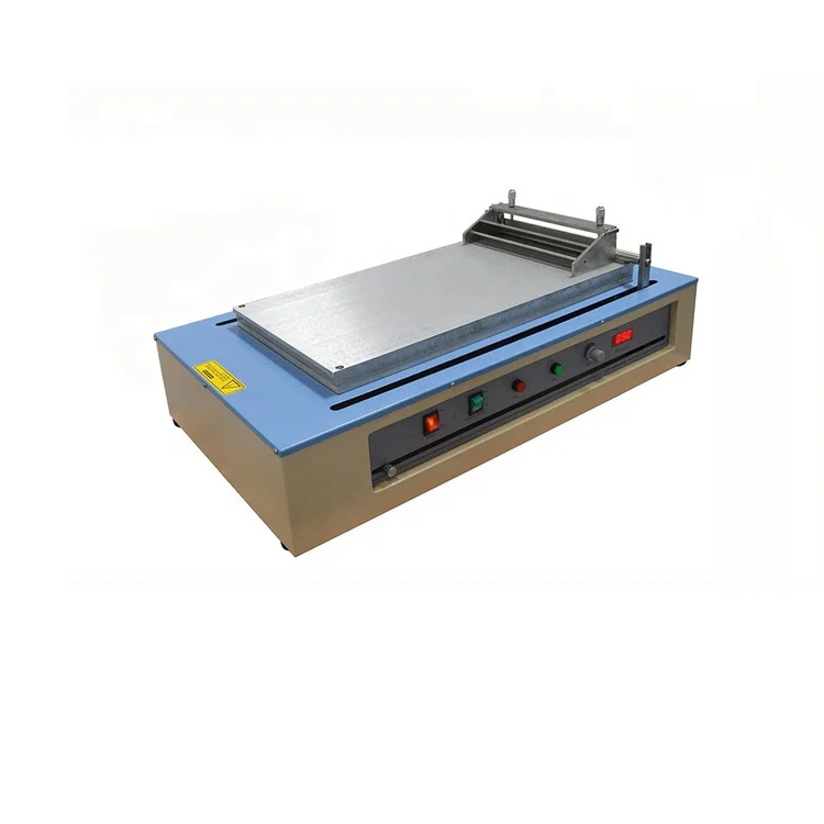 
Large wide vacuum adjustable film coater with doctor blade 