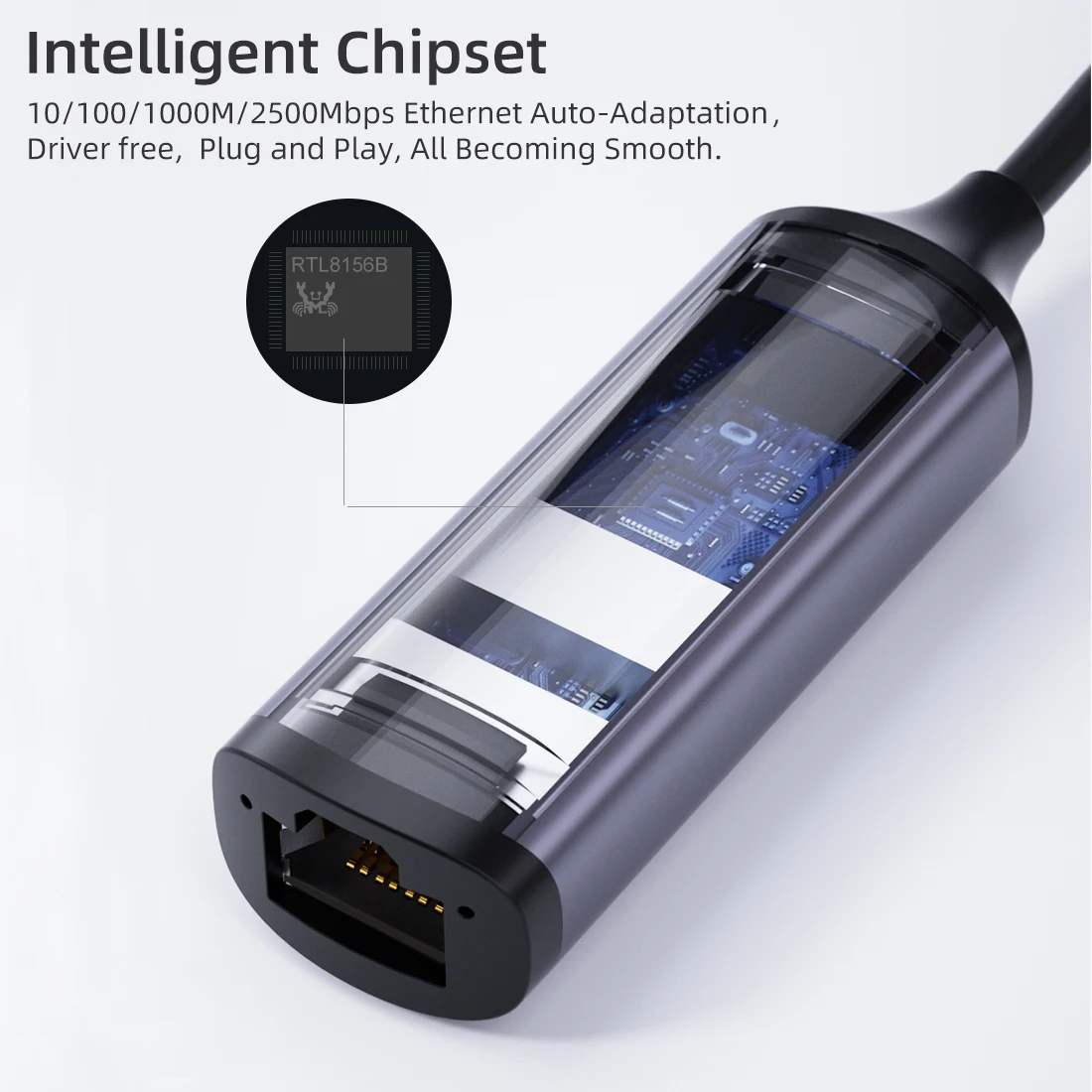  Алюминиевый Портативный гигабит RJ45 LAN конвертер USB-C до 2 5 Гб Otg Lan адаптер типа C