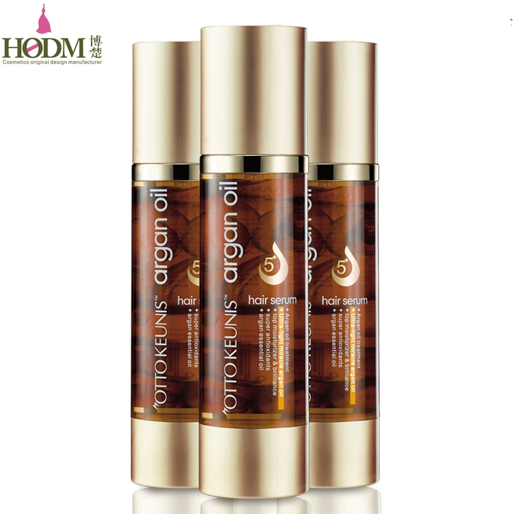 100ml Professional Moisturizing & Shine Argan Oil Best Hair Serum for Women Dry Frizzy Hair Custom Logo
