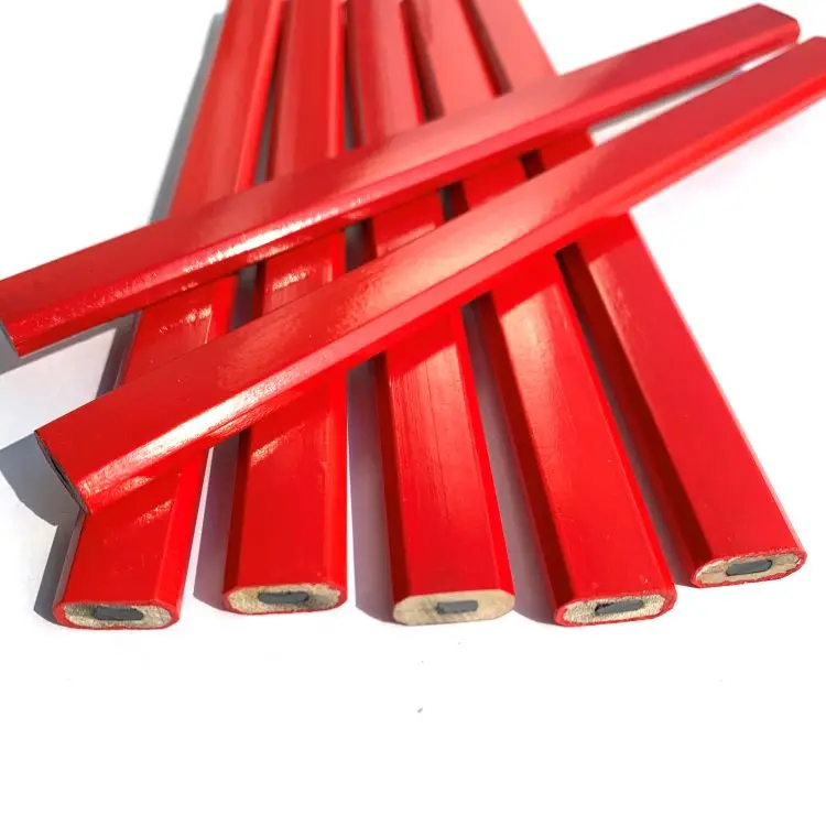 Octagon Standard Woodworking Construction Builder Pencil Carpenter Wooden Pencil For Woodworker