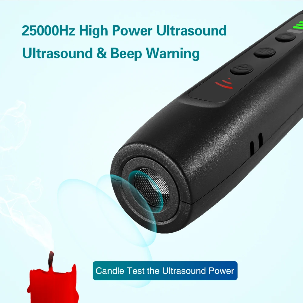 2023 Rechargeable Dog Bark Deterrent Device Ultrasonic Anti Barking Dog Training Device High Power Ultrasonic Dog Cat Repeller