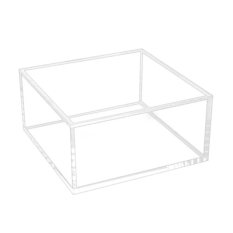 Custom Multi-purpose Clear Acrylic Case Box Transparent Stackable Plexiglass with Lid for Display ML-D1223 200pcs CN;ZHE Maolin
