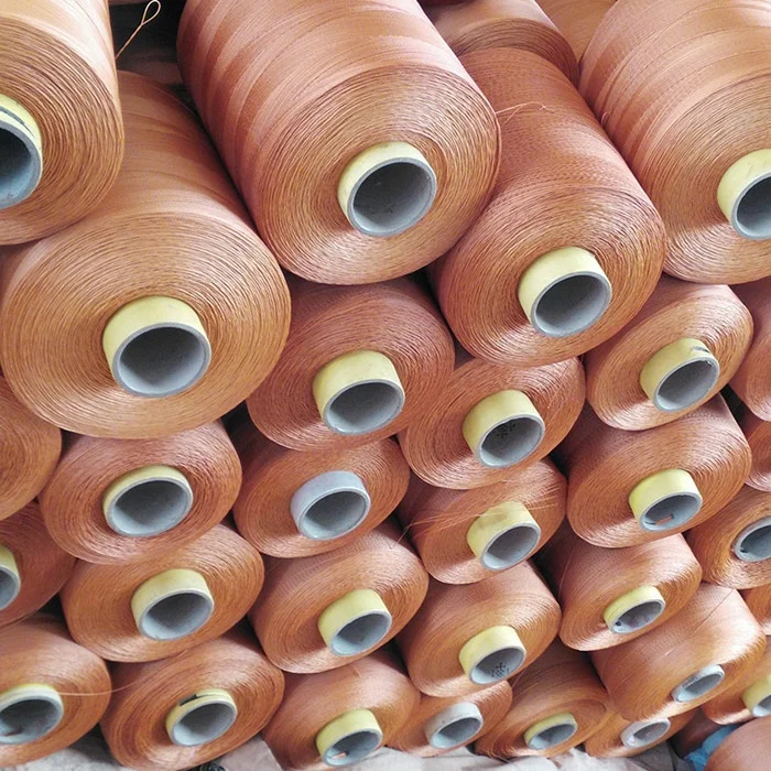 High Quality polyester dipped yarn 840D brown color from China Factory