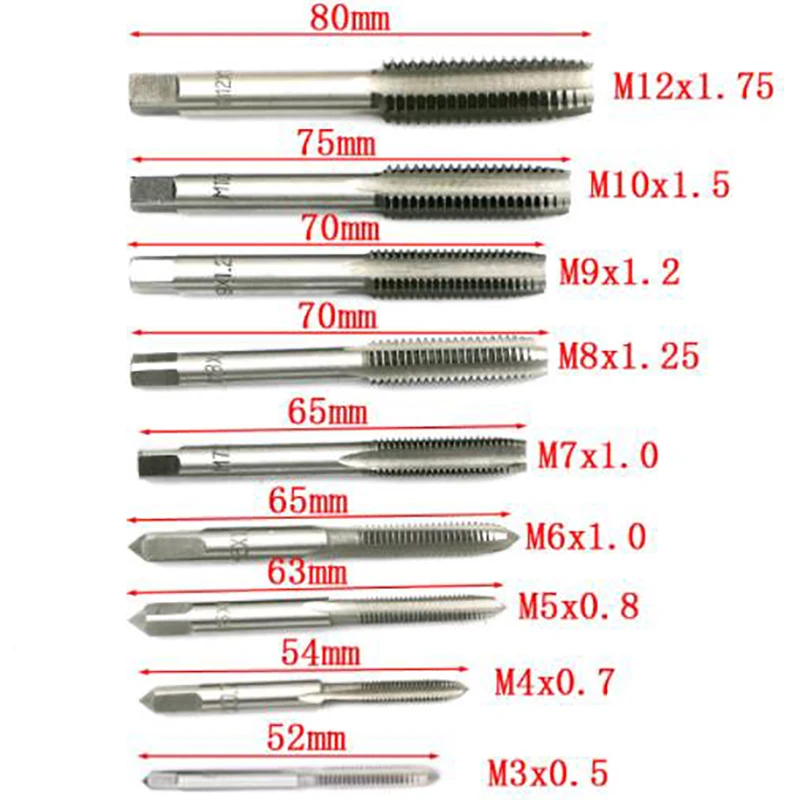 20Pcs Metric Tap And Die Set  Hand Tools