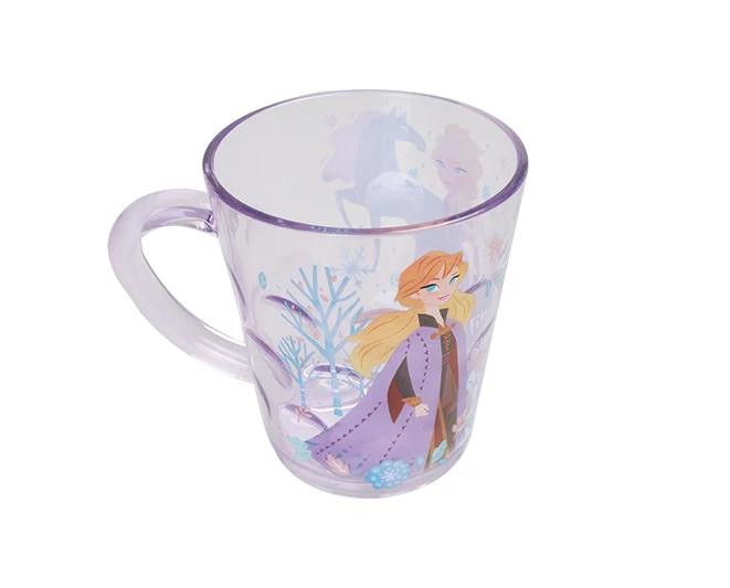 Frozen, crystal cup, tableware, transparent , mugs, Elsa,McQueen,Daisy Duck,Pluto,Cinderella,Belle,Aurora,Rapunzel