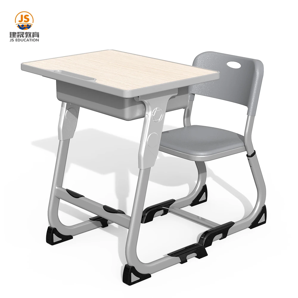 Modern style suits height adjustable montessori school furniture classroom desk and chair set