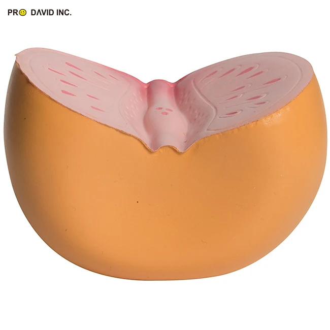promotional organ shape stress ball foam Prostate shape anti stress toy