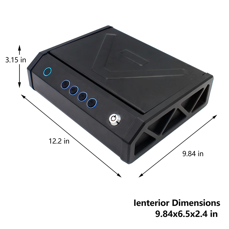 Wholesale Home Hotel Office Bank Biometric Security Small Fire Resistant Digital Hidden Safe Deposit Box