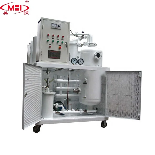 Portable vacuum lubricating oil purification transformer oil filtering machines hydraulic oil purifier