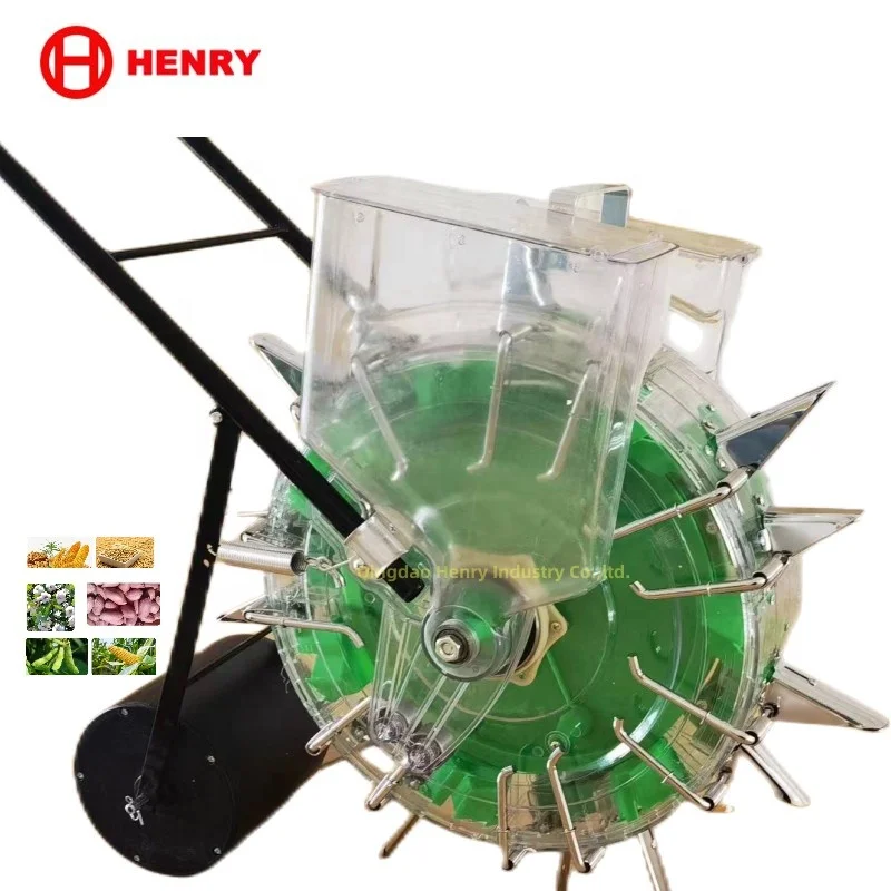 Hot Sale Plastic Seeder Hand Push Corn Maize Planter