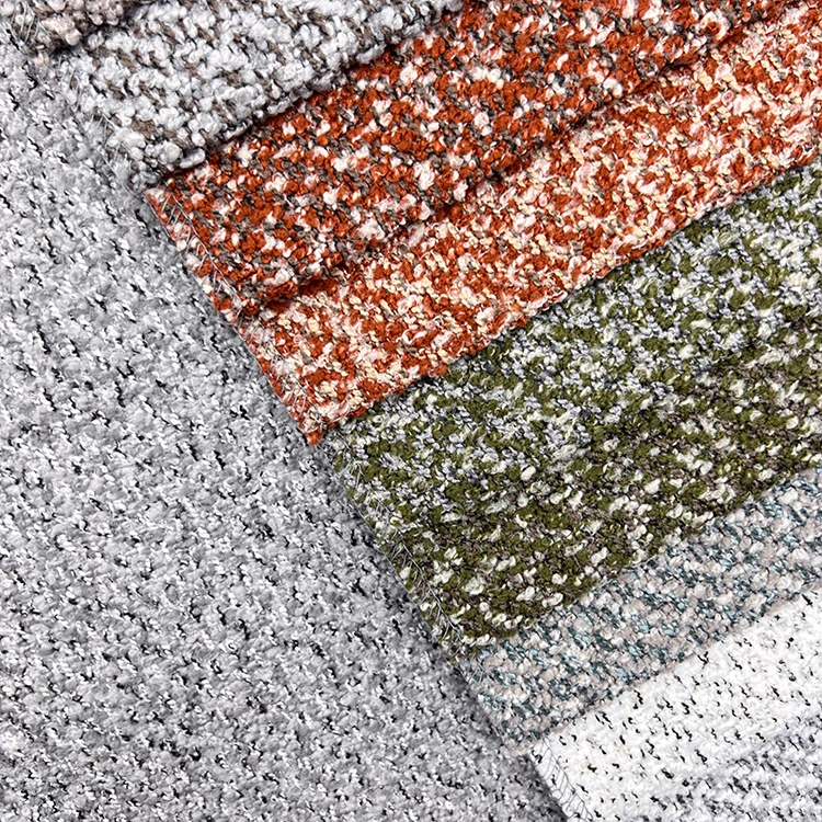 Hometextile High Quality Real Photos Velvet Fabric Single Chenille Fabric Polyester
