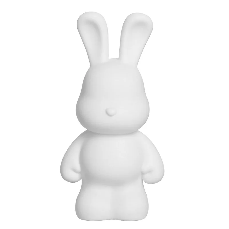Wholesale Fluid Bear White Embryo 23cm/33cm/53cm Creative DIY White Rabbit Kids Paint Toys Handicraft