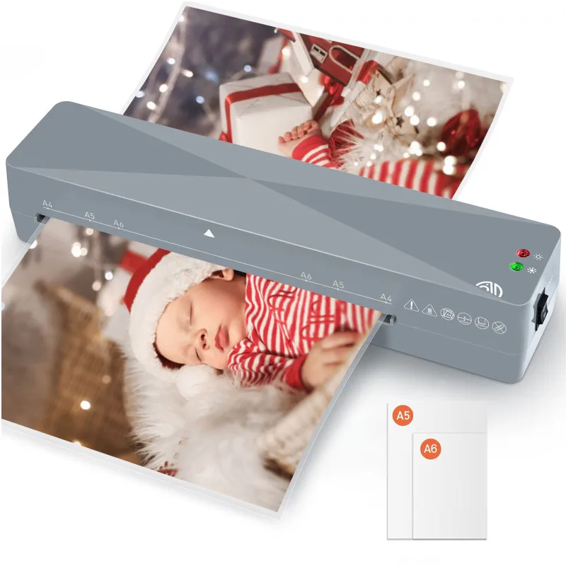 Wholesale Price Portable ABS Manual Release Lever Hot Cold Laminating A4 Pouch  Laminator Machine