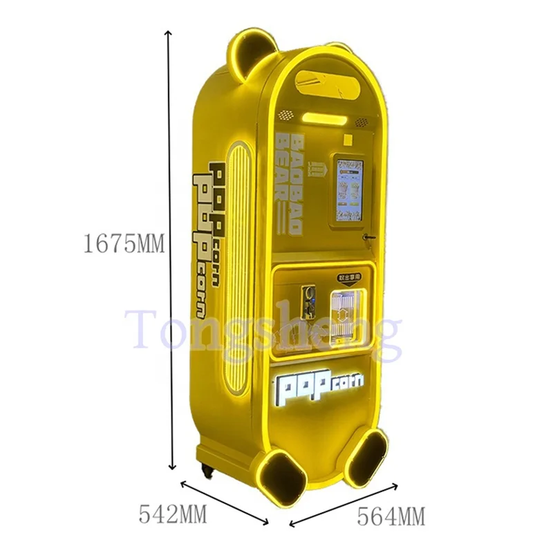 Chinese popcorn machine Commercial pop corn making machines automatic vending machine popcorn