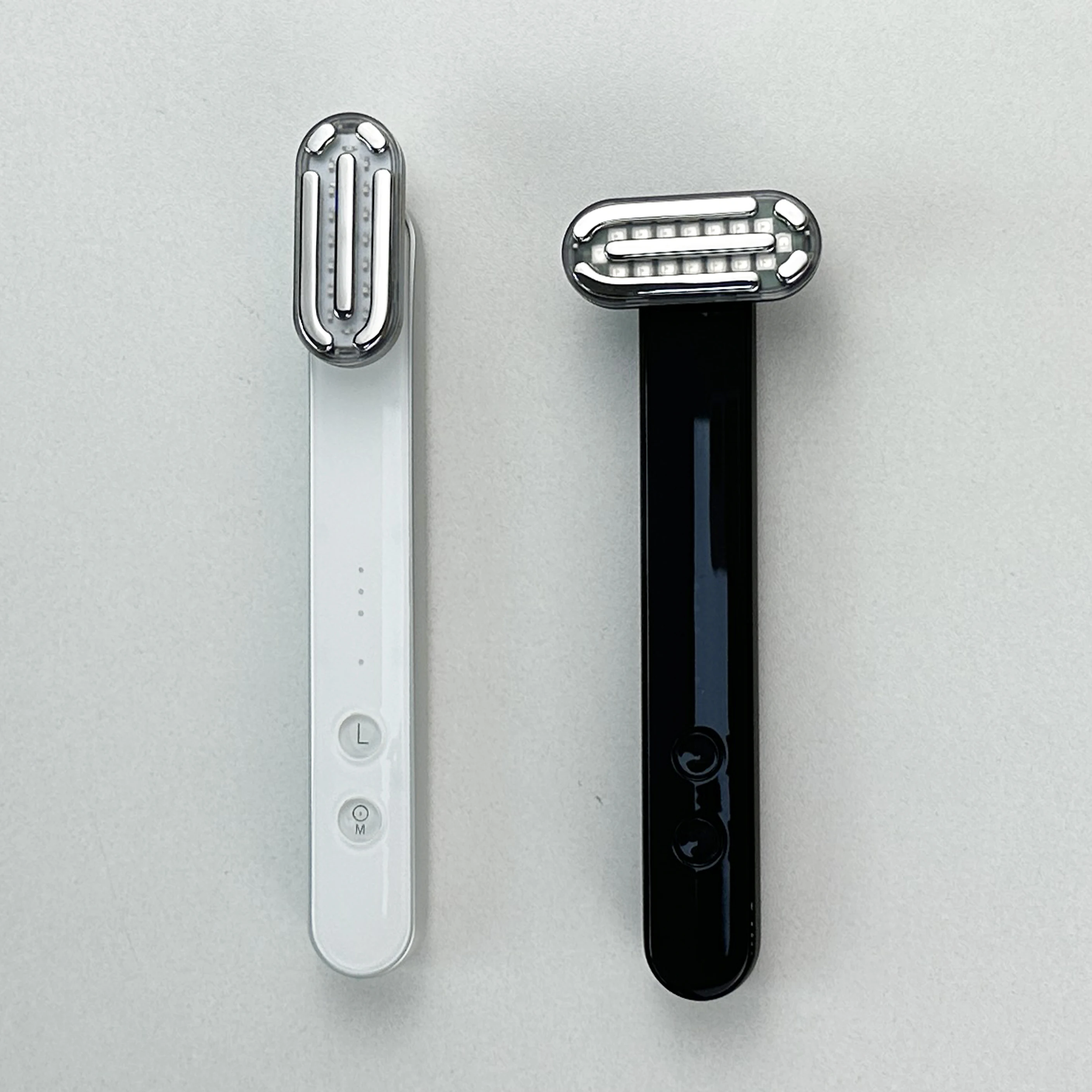 Anti-aging 4 In 1 Ems Microcurrent Face Massager 630nm Red Light Therapy Vibrating Neck Face Beauty Device