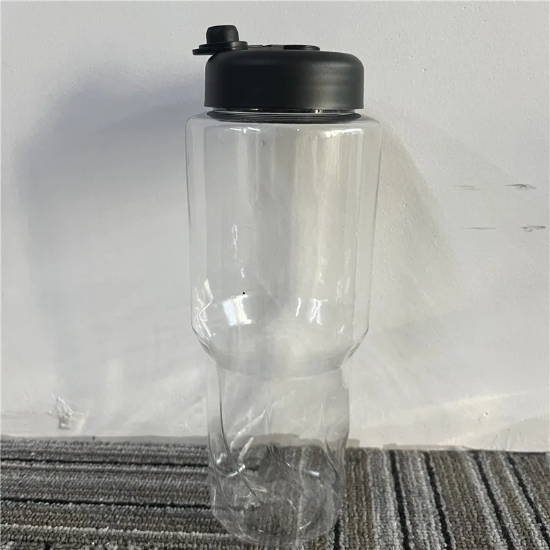 1000ml 1L liter kitchen storage screw top milk plastic bottle drink fruit juice bottle with lid