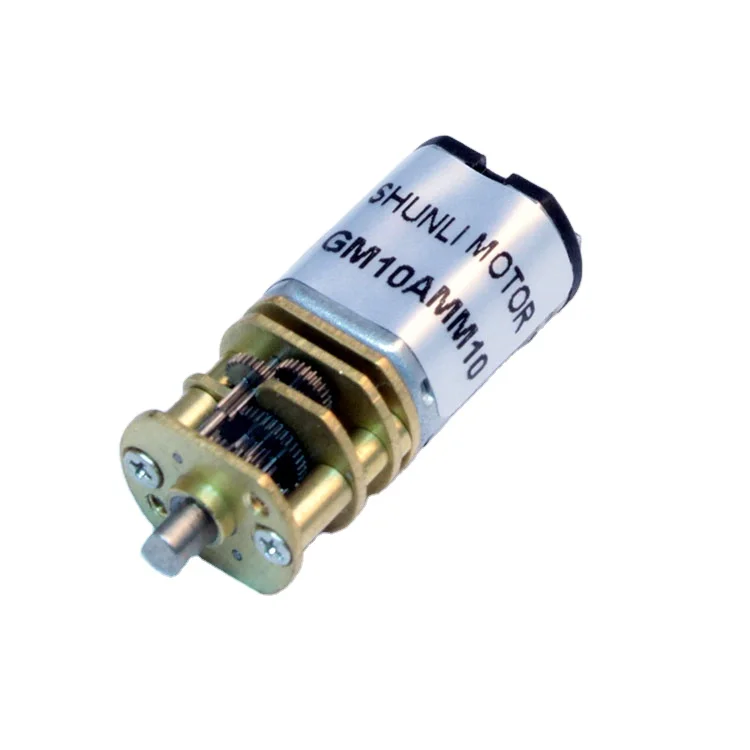 Shunli dc gear motor low rpm 60rpm 3v 10mm dc mini gear motor for toys car