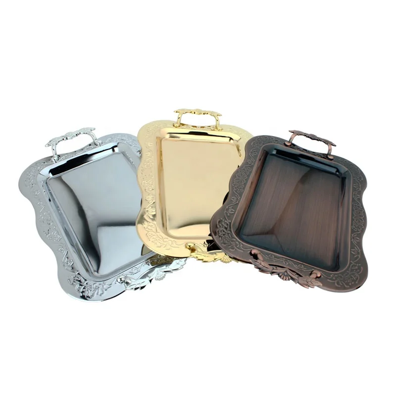 Copper Color Stainless Steel Decoration Plate