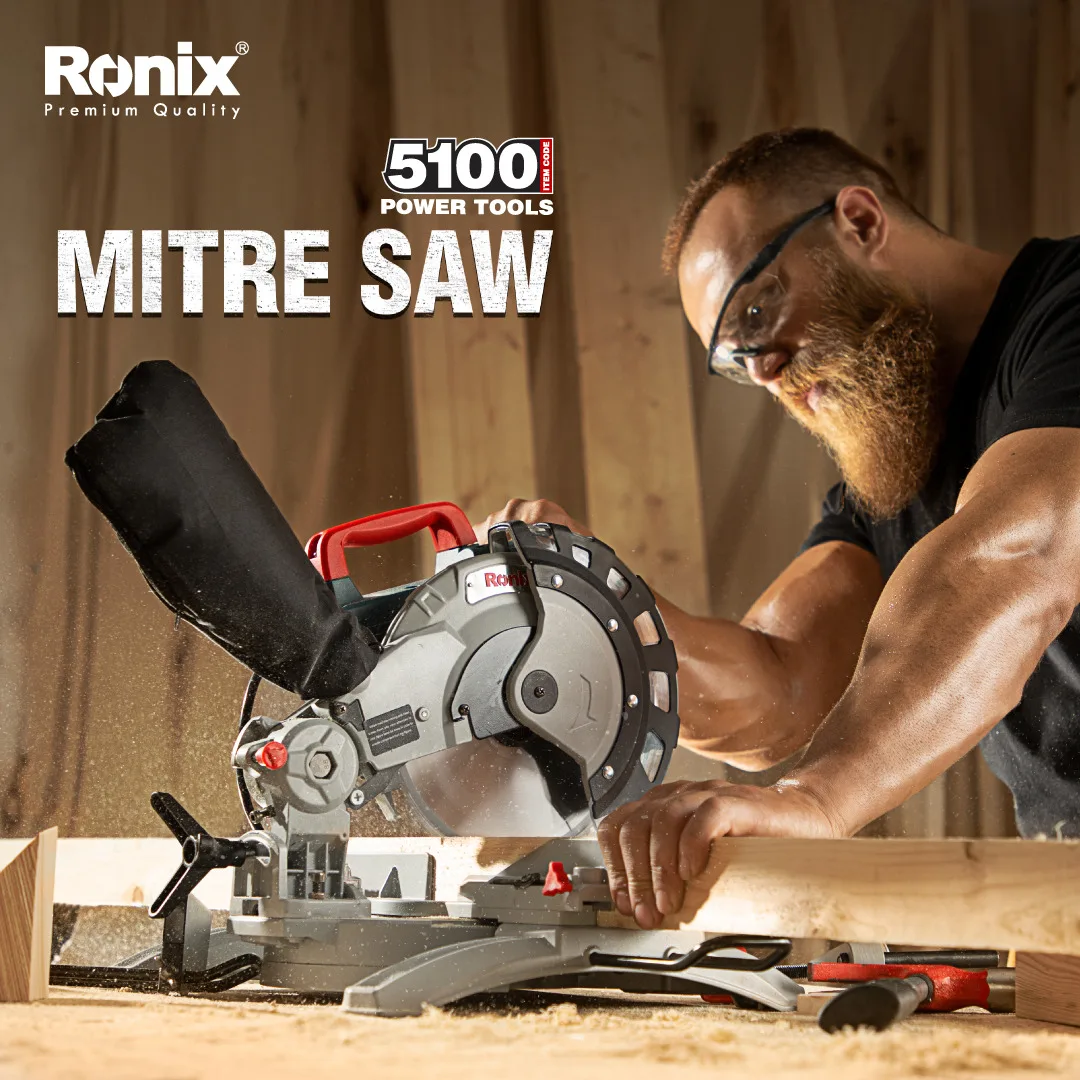 Ronix High Quality Model 5100 1450W 210mm Powerful Classical  Mitre Saw