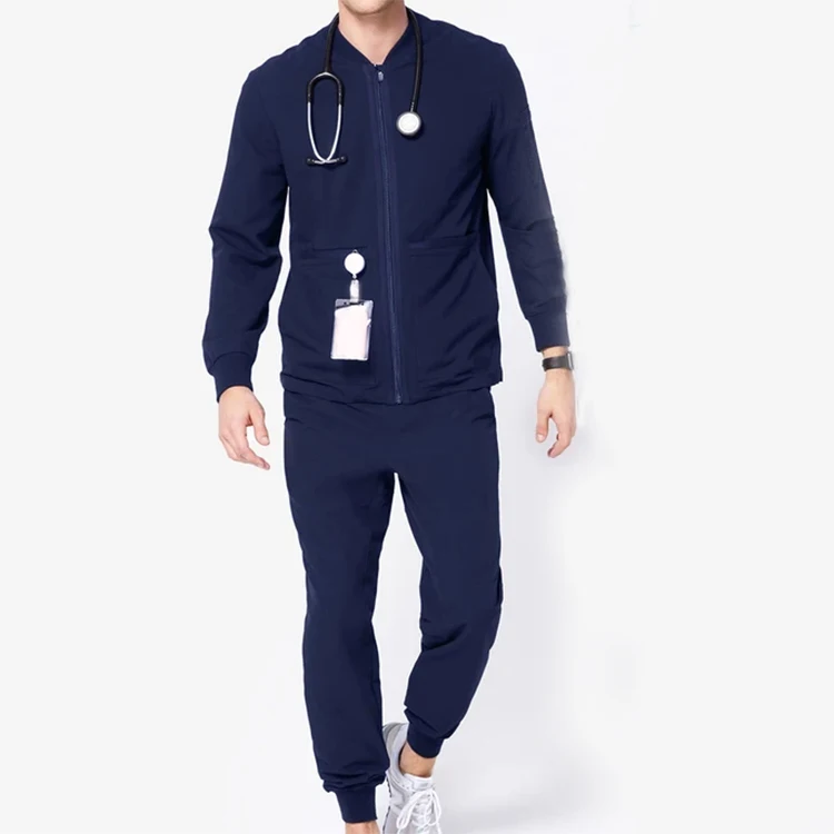 Eco friendly Custom fashionable medical scrub jackets for medical uniform nursing scrubs hospital