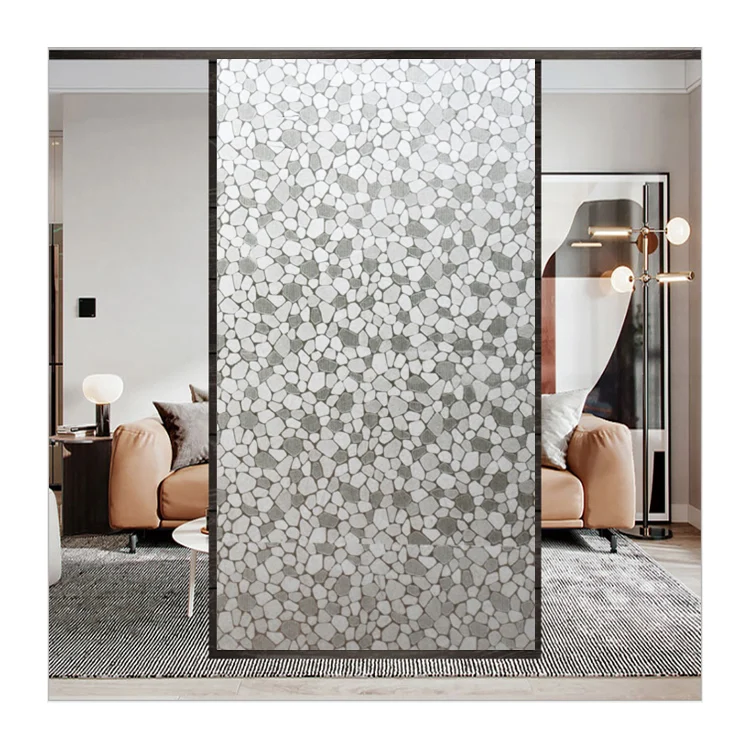 High Quality Privacy Decorative Film Waterproof Self Adhesive Frosted Glass Film Static Window Film