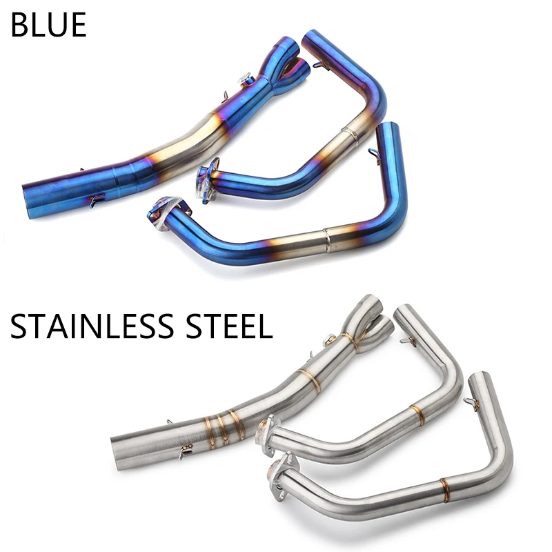 Performance Exhaust For Kawasaki Ninja 400 Exhaust Pipe Stainless Steel Ninja400 Z400 Header Exhaust Muffler Slip ON Down Pipe