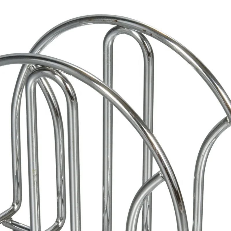 Kitchen Metal Napkin Holder Iron Wire Standing Paper Rack Tableware Hand Made Hot Sale Table Tissue Holder