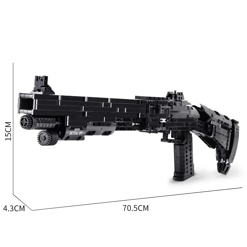Mp5 Submachine Gun Shotgun Rifle Pistol Shot Gun Kids Plastic Guns Toy Building Block Sets Model Toy For Children